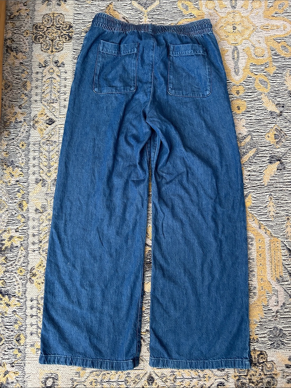 Hatch - Sz L - The Drapey Denim Wide Leg Pant - Picture 4 of 4